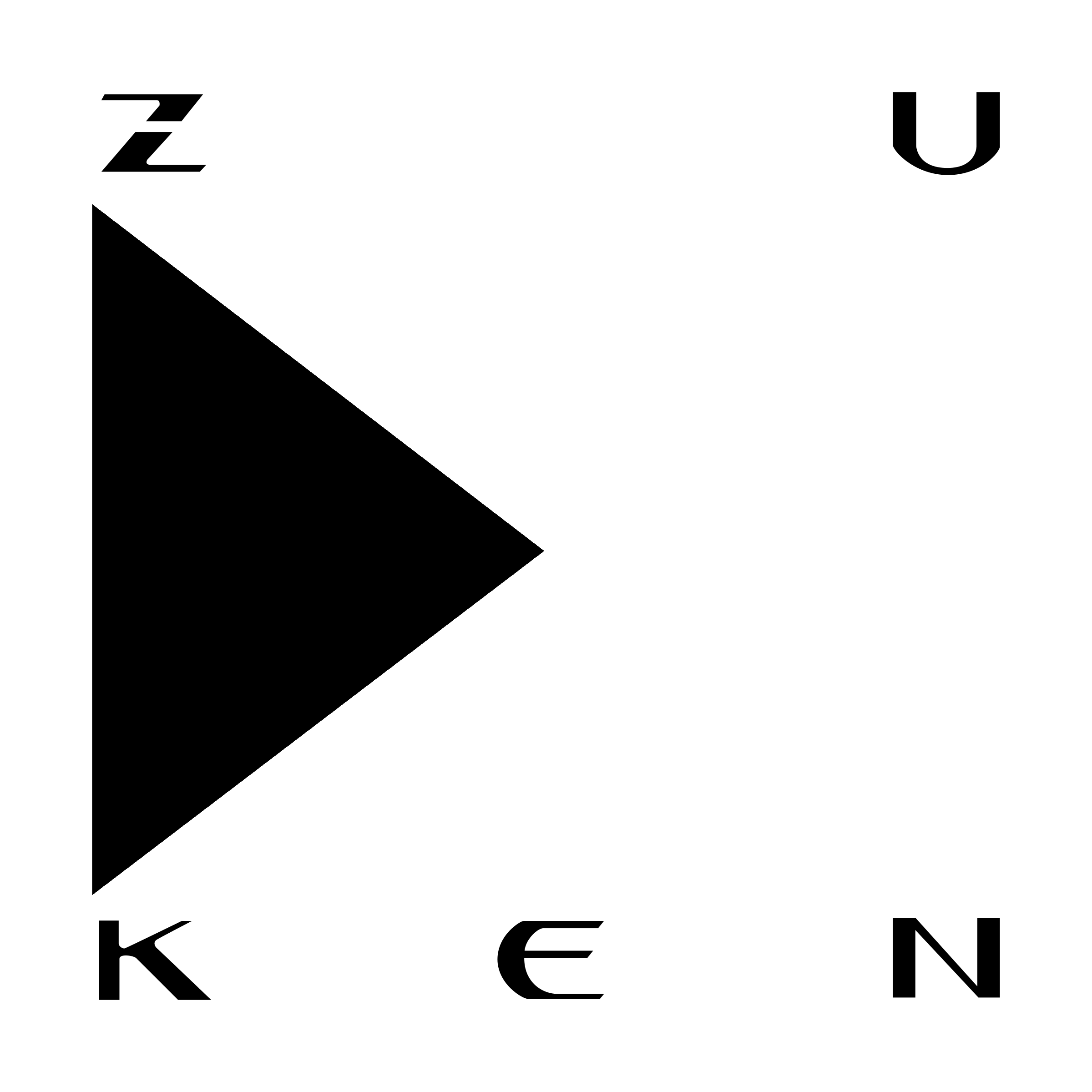 Zuken Logo black and white