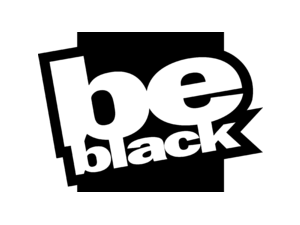 BE BLACK Logo