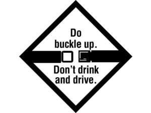 Buckle Up Dont Drink Logo