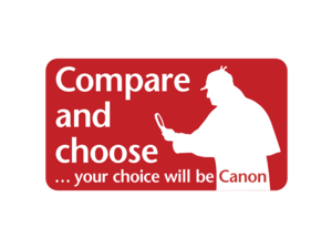 Canon Compare and choose Logo