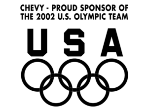 Chevy Sponsor of Olympic Team Logo