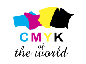 CMYK of the world Logo