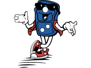 Dominos Pizza Man Logo