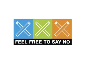 Feel Free To Say No Logo