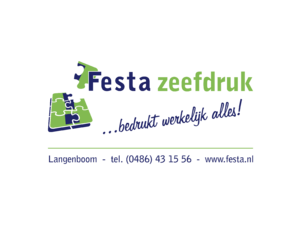 Festa zeefdruk Logo