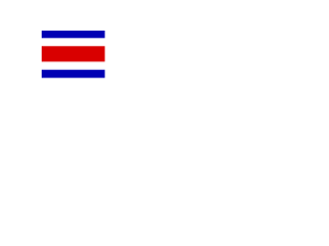 Flag of Costa Rica Logo