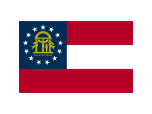 Flag of Georgia Logo