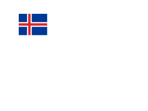 Flag of Iceland Logo
