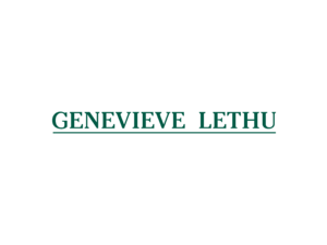 Genevieve Lethu Logo