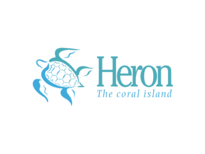 Heron The coral island Logo