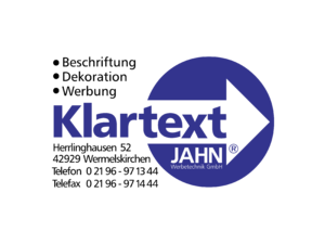 Klartext Jahn Werbetechnik Logo