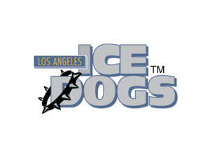 Long Angeles Ice Dogs Logo