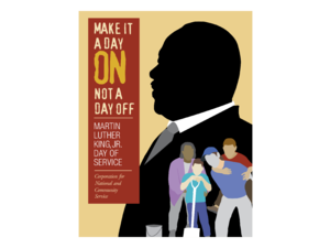 Martin Luther King, Jr Day of Service Logo