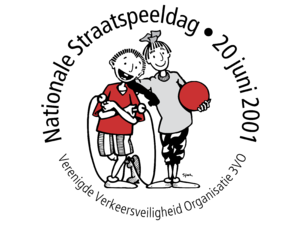Nationale Straatspeeldag 20 juni 2001 Logo