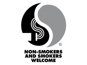 Non smokers and smokers welcome Logo