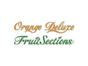 Orange Deluxe Fruit Sections Logo