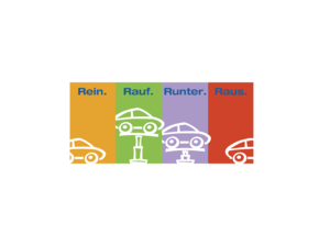 Rein Rauf Runter Raus Logo