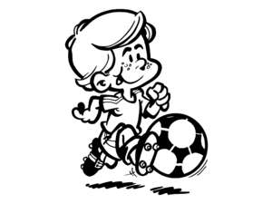 Soccer player Logo