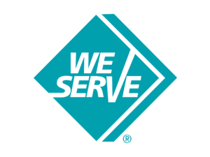 We Serve Logo