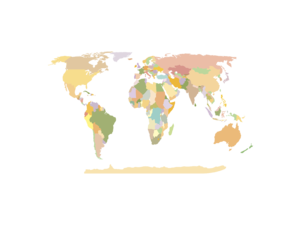 World map Logo