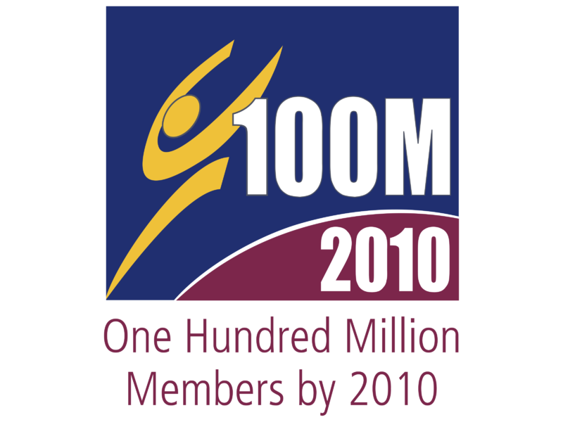 100 Million by 2010 Logo PNG Transparent & SVG Vector - Freebie Supply