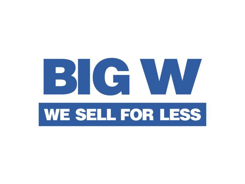 Big W 02 Logo PNG Transparent & SVG Vector - Freebie Supply