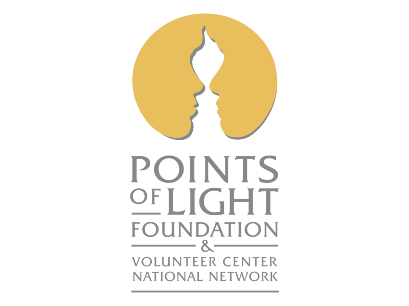 Points of Light Foundation & Volunteer Center National Network Logo PNG