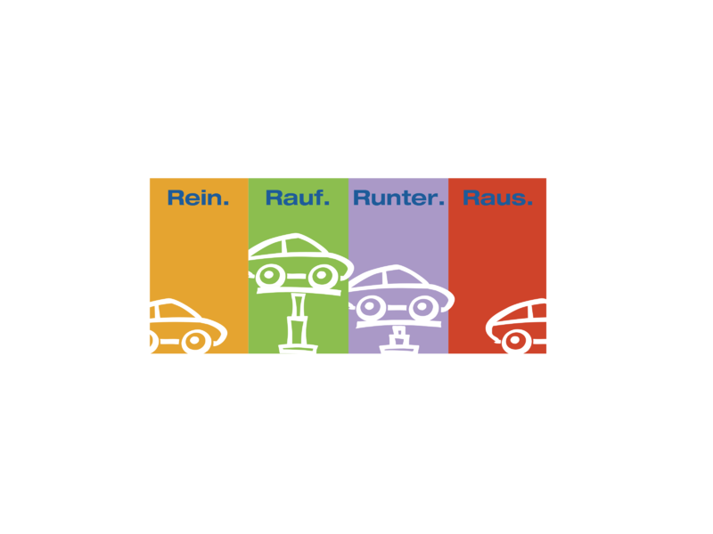 Rein Rauf Runter Raus Logo PNG Transparent & SVG Vector - Freebie Supply