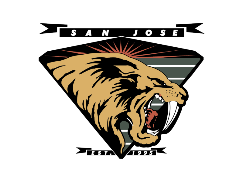 San Jose SaberCats Logo PNG Transparent & SVG Vector Freebie Supply