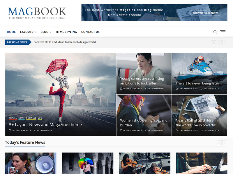 Magbook - Free Ecommerce WordPress Theme Screenshot
