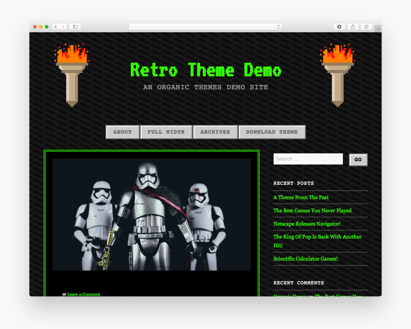 90s Retro - Free Blog WordPress Theme In Browser