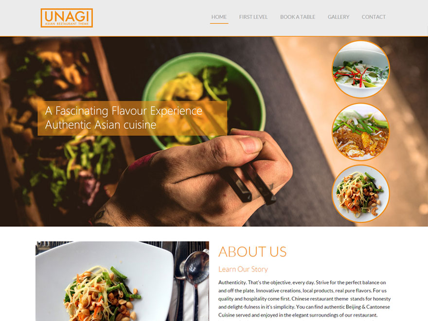 Chinese Restaurant Free Bootstrap WordPress Theme Freebie Supply