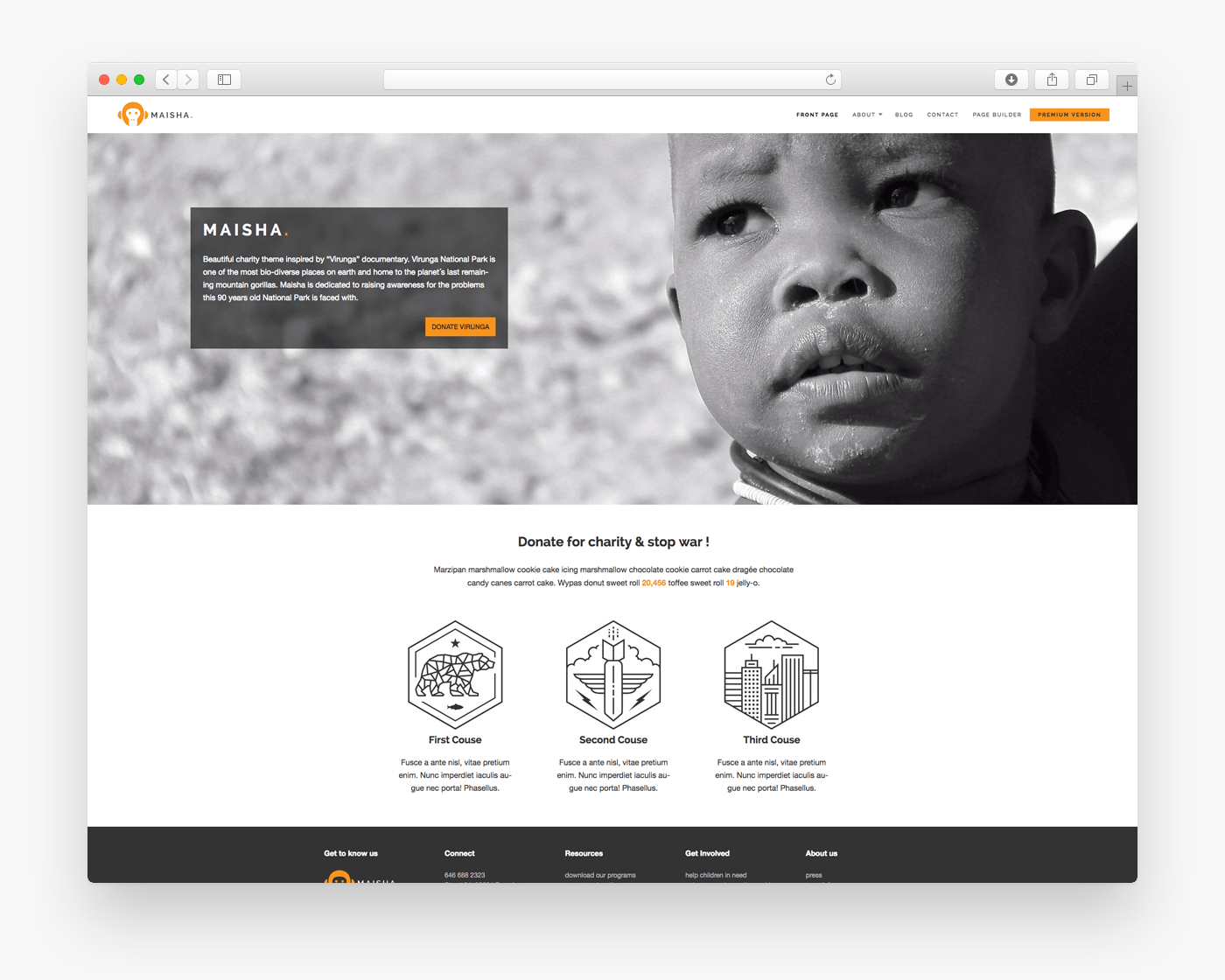 Maisha Lite - Free WordPress Theme In Browser