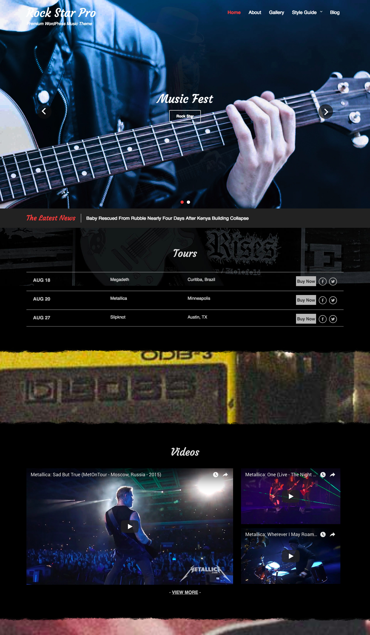 Rock Star Free Magazine Wordpress Theme Freebie Supply
