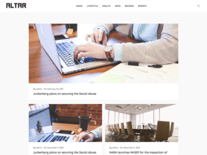 Altar – Free Blog WordPress Theme