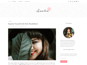 Azalea – Free Food WordPress Theme