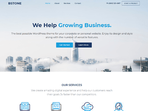 Bstone – Free Business WordPress Theme