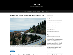 Canyon – Free Magazine WordPress Theme