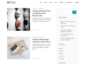 Cell – Free Business WordPress Theme