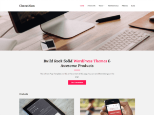 Checathlon – Free Business WordPress Theme
