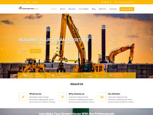 Construction Field – Free Business WordPress Theme