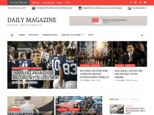 Daily Magazine – Free Magazine WordPress Theme