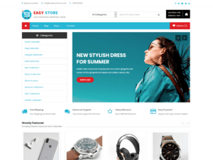 Easy Store – Free Ecommerce WordPress Theme