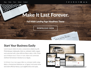 Fullwidther – Free Agency WordPress Theme