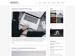 Geodesic – Free Business WordPress Theme