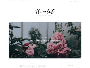 Hamlet Lite – Free Blog WordPress Theme