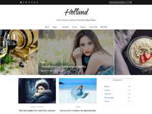 Holland – Free Magazine WordPress Theme