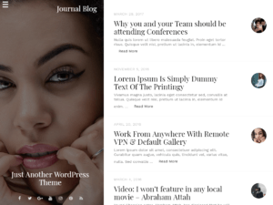 Journal Blog – Free Food WordPress Theme