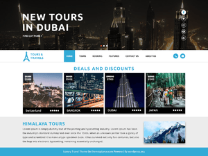 Luxury Travel – Free Ecommerce WordPress Theme