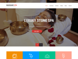Massage Spa – Free Agency WordPress Theme